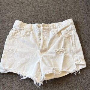We the Free, size 25, White Distressed Women Shorts